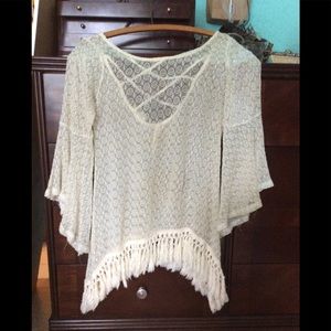 Gypsy Junkie from Free People  Boho Cream Cover Up